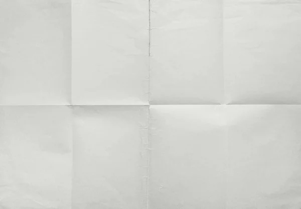 Leeg Papier Gevouwen Acht Textuur Achtergrond — Stockfoto