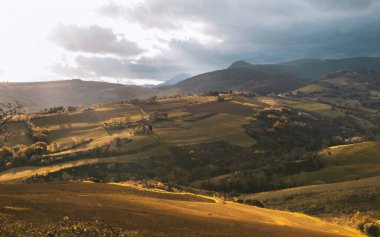 Kırsal kesimde sabah, Hillis 'in güzel manzarası
