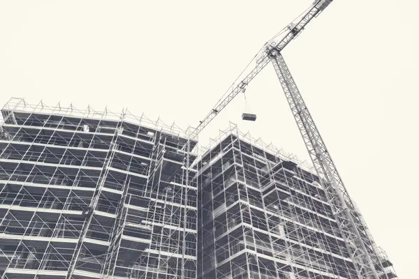 建設現場 建設中の建物 — ストック写真
