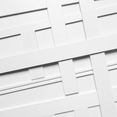 Soyut beyaz arkaplan, geometrik şekiller