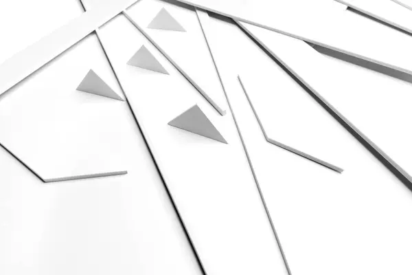 Abstrato Fundo Branco Linhas Perspectiva — Fotografia de Stock