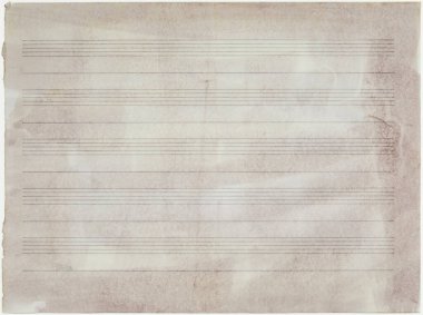 Kahverengi kenarı, doku arkaplanı olan eski notaların yakın plan görüntüsü