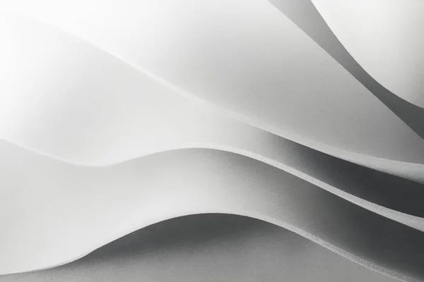 流動的な白い形 抽象的な背景 — ストック写真