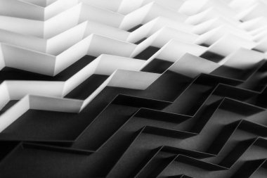 Kağıt şeritli siyah beyaz arkaplan