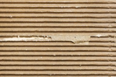 Çizgili eski kıvrımlı karton, arka plan