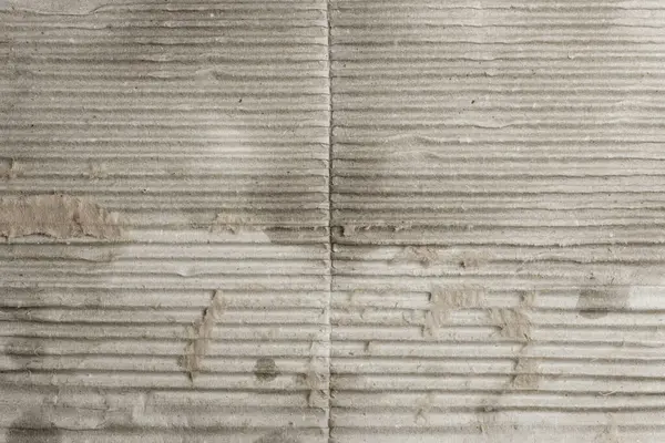 Striped Old Corrugated Cardboard Background — Stock Photo, Image