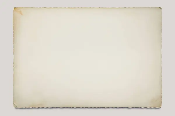 Gri arkaplanda izole edilmiş klasik kartpostal