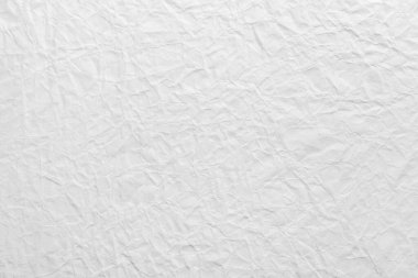 Buruşmuş beyaz kağıt yaprağı, doku arkaplanı