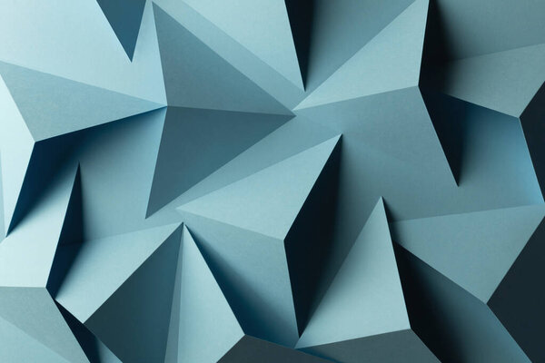 Light blue geometric shapes, paper texture background