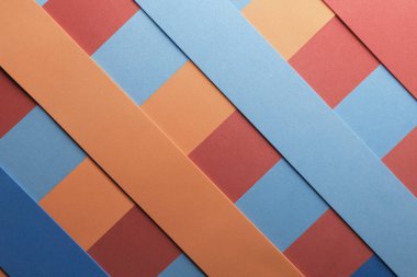 Soyut arkaplan için renkli elementlere sahip geometrik bileşim, 3d illüstrasyon