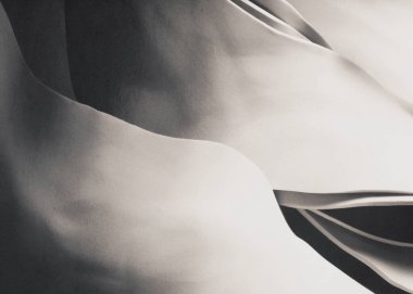 Dalgalı beyaz elementlerin, doku arkaplanının kapat