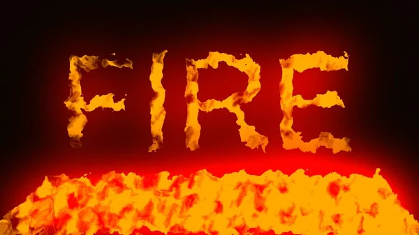 Λαμπερό Φωτιά Φλόγες Καύση Έννοια Εικονογράφηση Φόντο Πορτοκαλί Κόκκινο — Φωτογραφία Αρχείου