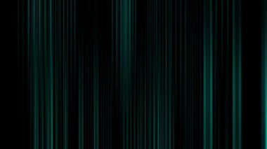 Yeşil ışık çizgileri canlandırma arkaplanını soyut etkiler