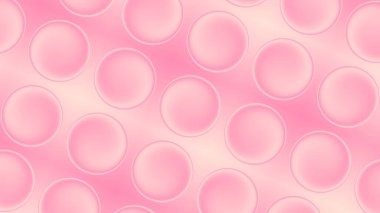 Pembe pastel daireler arka plan illüstrasyon pankartı şeklini alır