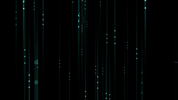 Matris Ljus Rutnät Färdas Med Hastighet Cyberspace Abstrakt Animation Koncept — Stockvideo