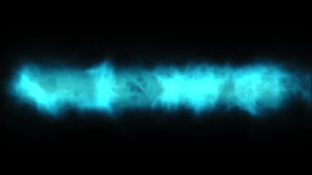 Блакитний Перехідний Електричний Шторм Ефект Фон Абстрактна Анімація Концепція — стокове відео