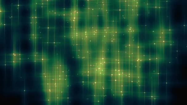 空间抽象动画4K中的统计矩阵 — 图库视频影像