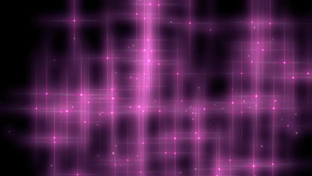 空间抽象动画4K中的统计矩阵 — 图库视频影像