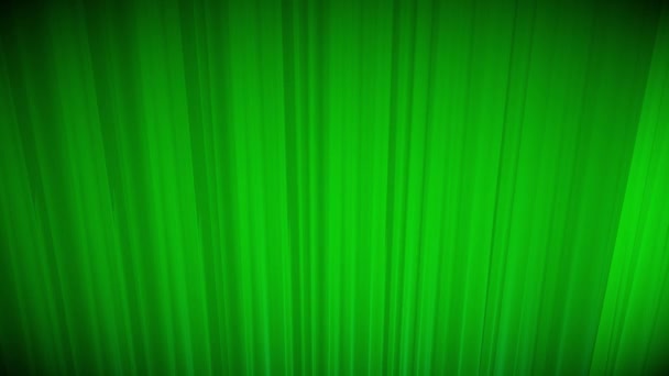 Groene Podium Gordijnen Animatie Achtergrond — Stockvideo