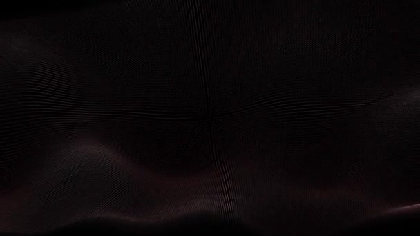 Гипнотическая Геометрическая Текстура Тканей — стоковое видео