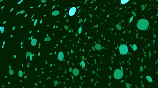 Осенние Листья Плавающие Желтом Фоне Анимации Концепции — стоковое видео