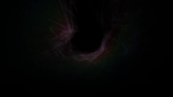 虫孔涡旋几何网格隧道4K动画概念 — 图库视频影像