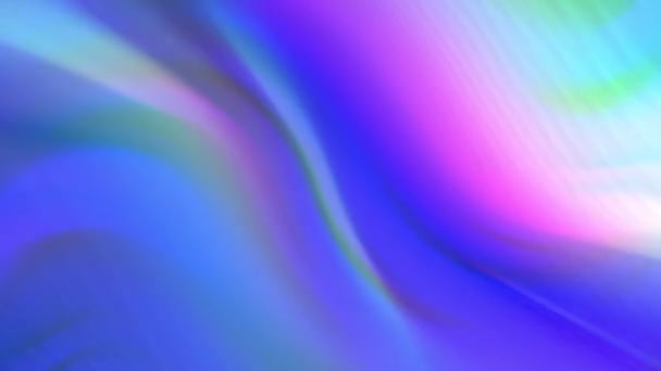 Roze Psychedelica Stijl Prisma Golven Achtergrond Animatie Abstract — Stockvideo