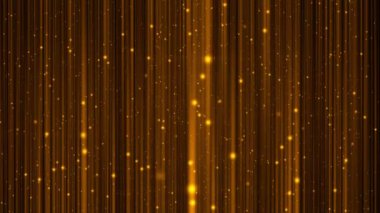 Yıldız ışığının altın ışınları 4k animasyon parlıyor 