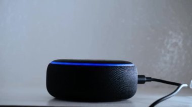 Ev akıllı ses aygıtı ortam 4k seçici odak noktası