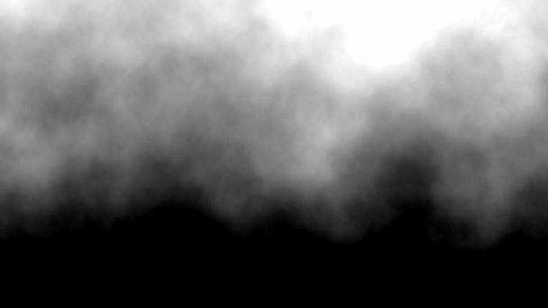 Hátborzongató Füst Háttér Animáció — Stock videók