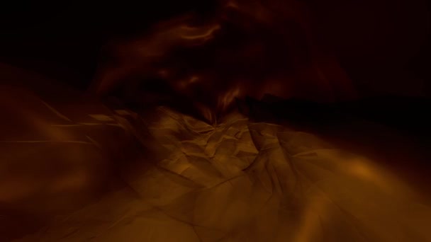 Подорож Через Моторошну Темну Пекельну Тривимірну Концепцію Простору Анімації — стокове відео