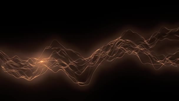 Геометрична Сітка Тлі Трьох Вимірів Абстрактна Концептуальна Анімація — стокове відео