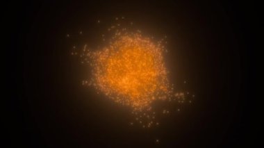 Güneş patlamaları kavramı 4k animasyon 