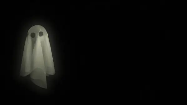 Uzayda süzülen hayalet sisi çizimi