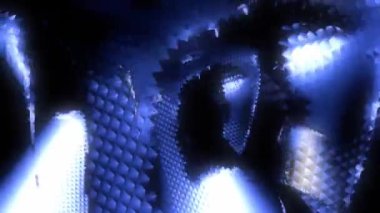 4k animasyon konseptinde dijital veri arızaları