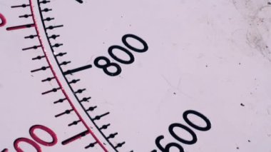Endüstriyel tartılar yakın çekim odaklı seçici odaklanma