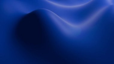 Mavi dalgalı doku soyut arkaplan 4k üç boyutlu animasyon 