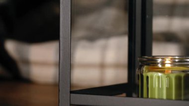 Fenerde mum yanışı 4k Seçici odak noktası