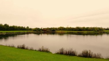Wakefield İngiltere 'deki Winterset hava aracı havadan 4k seçici odak noktası