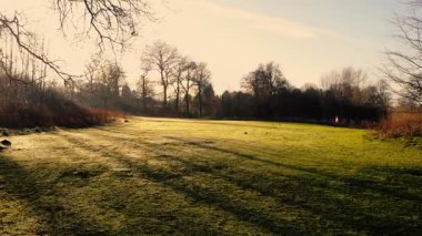 Çiyle kaplanmış güneş ışınları geniş hava yakınlaştırmalı insansız hava aracı seçici odak noktası