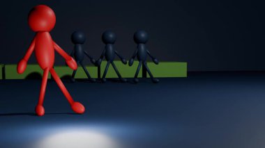 Otomobil grafiği grafiği olan üç boyutlu uzay animasyonu grubu 