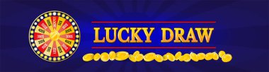 Düzenlenebilir metin efekti Lucky Draw 3d biçim efekti. Lüks tema için kırmızı ve altın rengi olan zarif metin efekti. Premium Vektörü