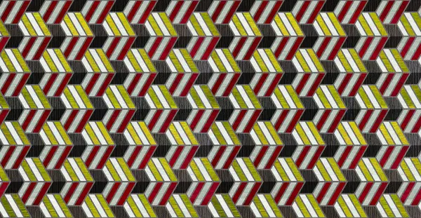 Abstract geometric pattern with lines seamless background yellow red black and texture.