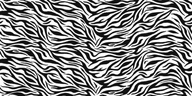 Ahşap desenli safari arka planının siyah beyaz desenli kusursuz zebra deseni.. 