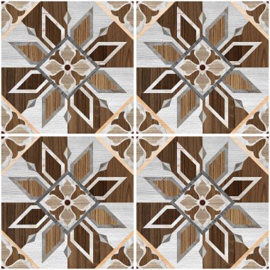 Doğal arkaplan olarak ahşap kullanımının renksiz desen çizimi.