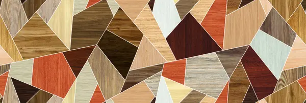 Dekorasyon için kusursuz soyut desenli ahşap desenli duvar kiremitleri.