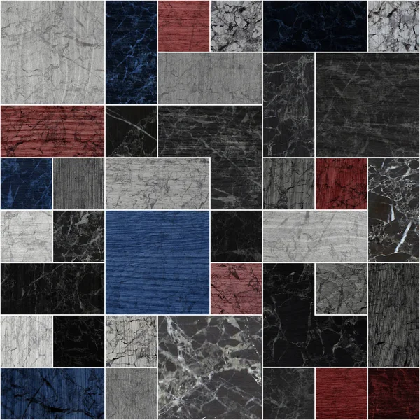 Kusursuz soyut mozaik renkli mermer desen tasarımı çizimi.