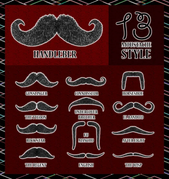 Bıyık koleksiyonu stili bar tasarım posterleri.