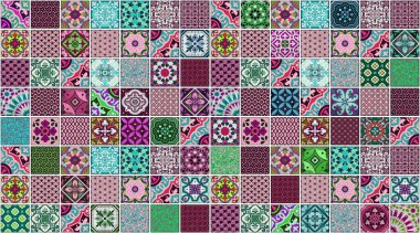 Kusursuz klasik karışık tasarım motifi modern dekor arkaplanı.