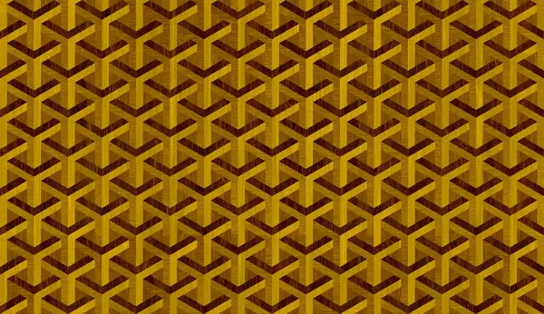 Kusursuz altın kübik tahta doku arkaplanı.